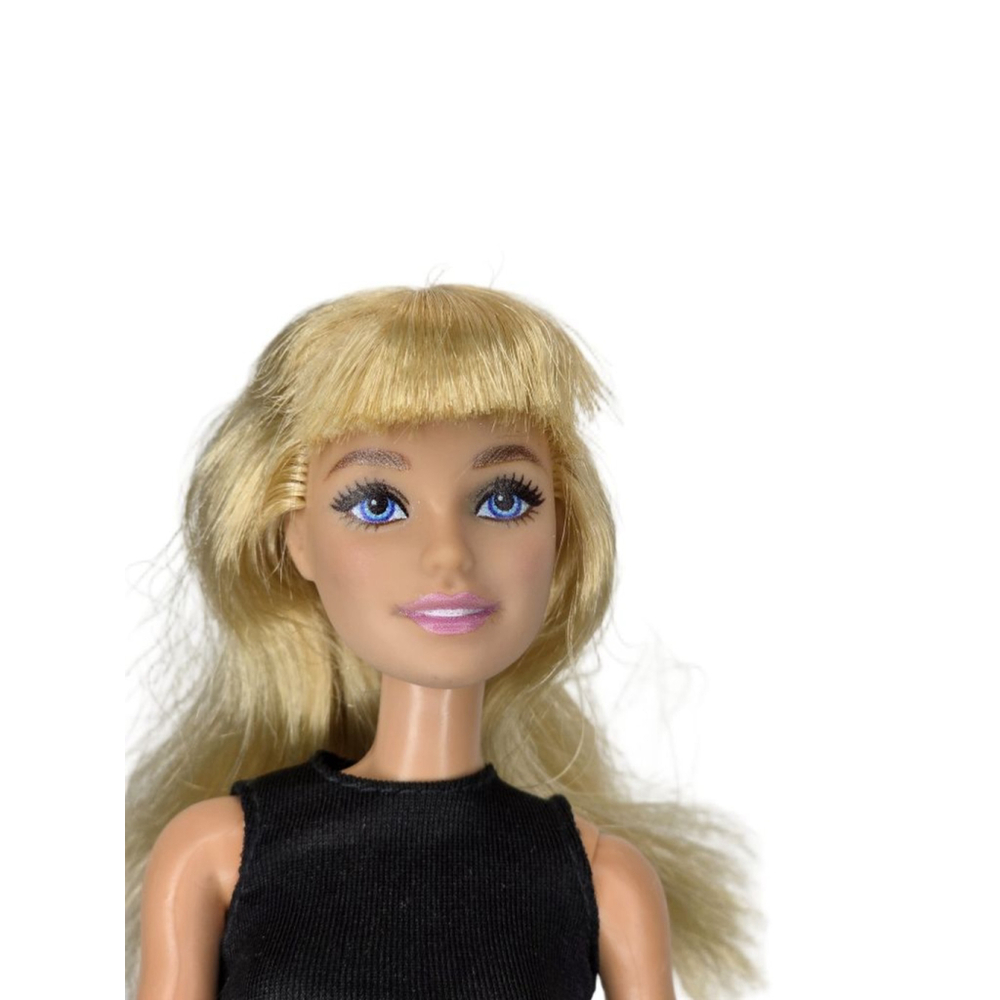 Girls Barbie Doll with Blonde Hair and Tan Body